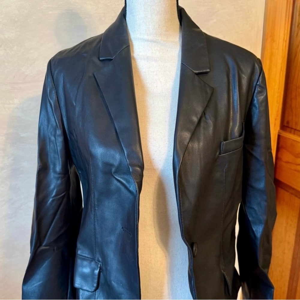 BB Dakota Classic Black Leather Jacket